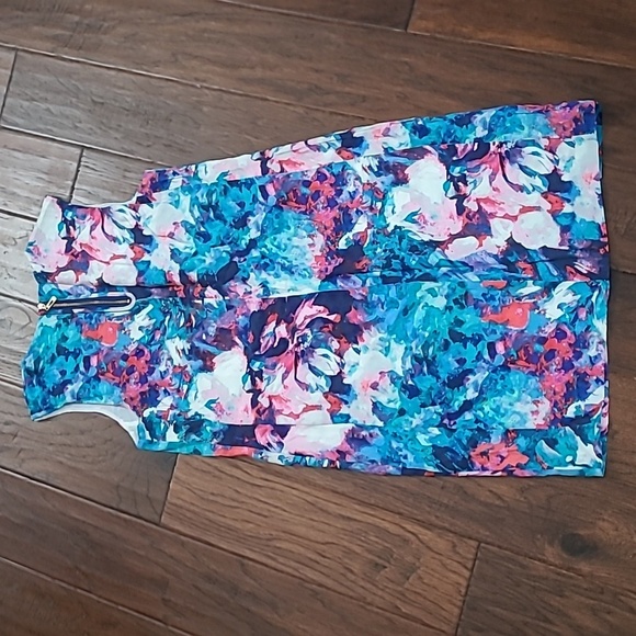 Cynthia Rowley Colorful Sleeveless 100%  Silk Dress size 6 - Picture 2 of 6